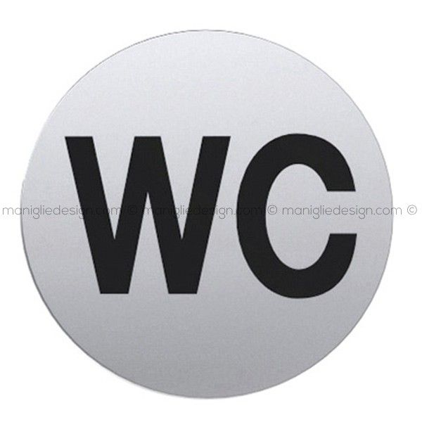 Targhete Per Porte Bagno - Set Da 3 In Alluminio - Donna, Uomo, Disabili - Adesive E Resistenti - Foto 12