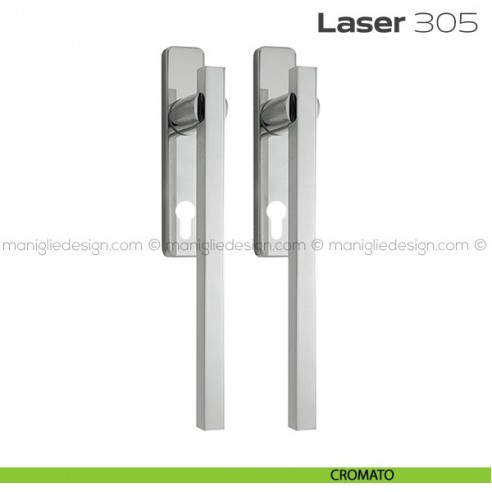 Maniglione per alzante scorrevole 305 Laser Reguitti accoppiato cromato