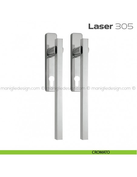 Maniglione per alzante scorrevole 305 Laser Reguitti accoppiato cromato