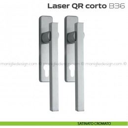 Maniglione ribassato per alzante scorrevole QR B36 Laser Corto Reguitti accoppiato 2