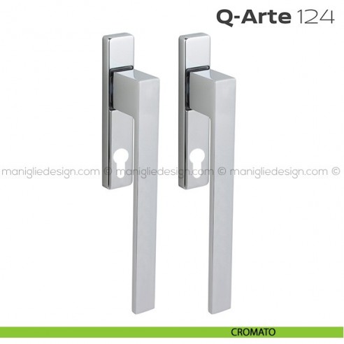 Maniglione per alzante scorrevole 124 Q-Arte Reguitti accoppiato cromato