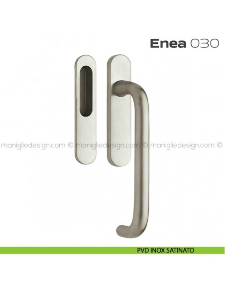 Maniglione per alzante scorrevole 030 Enea singolo PVD inox satinato