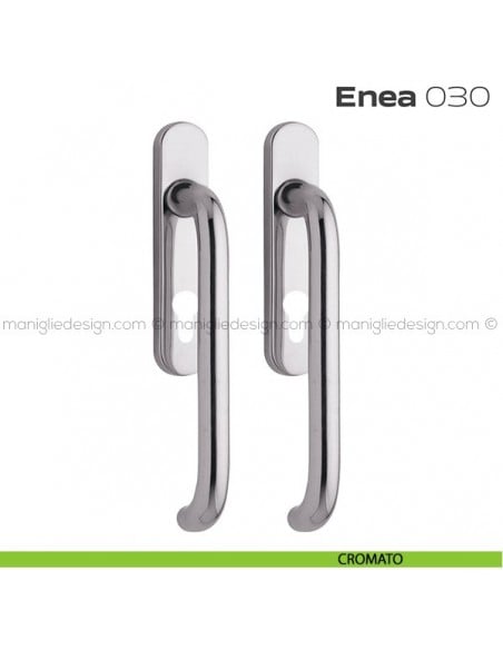 Maniglione per alzante scorrevole 030 Enea Reguitti accoppiato cromato