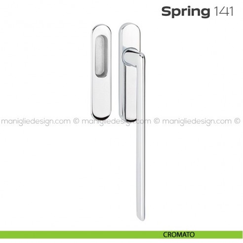 Maniglione per alzante scorrevole 141 Spring singolo cromato