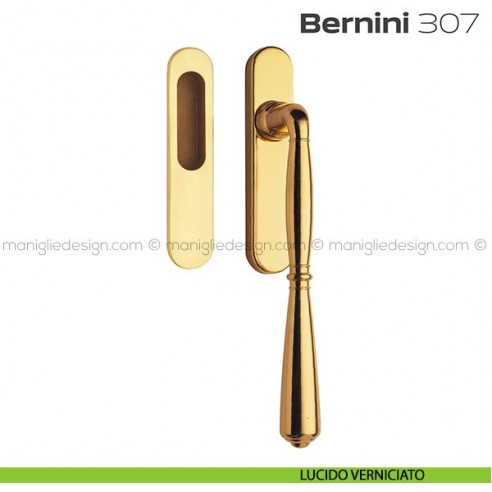 Maniglione per alzante scorrevole 307 Bernini singolo lucido verniciato
