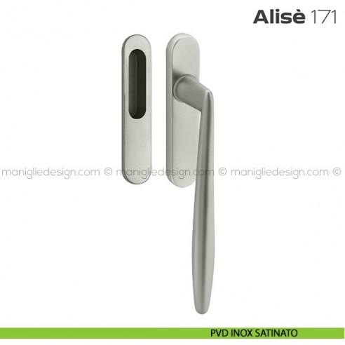 Maniglione per alzante scorrevole 171 Alisè singolo PVD inox satinato