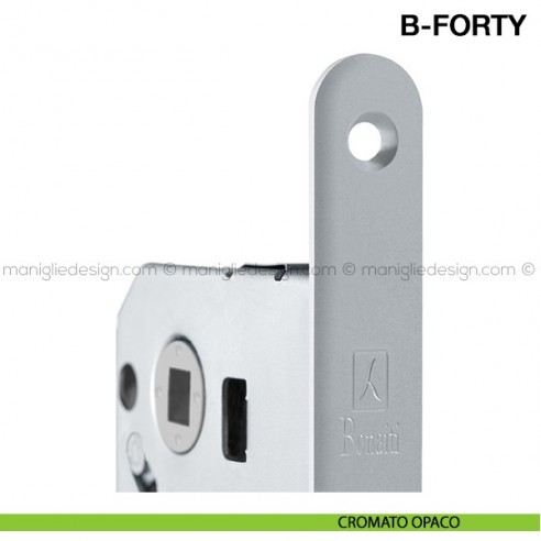 Serratura magnetica Bonaiti B-Forty yale modello N69 cromato opaco