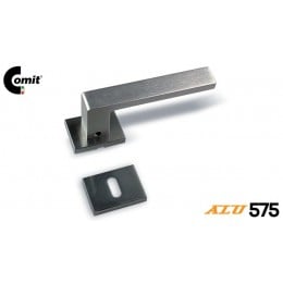 Maniglia per porta ALU 355 Comit con rosetta rettangolare 2