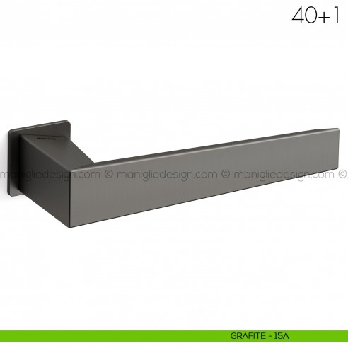 Maniglia per porta 40+1 Mandelli grafite