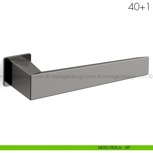 Maniglia per porta 40+1 Mandelli nero perla