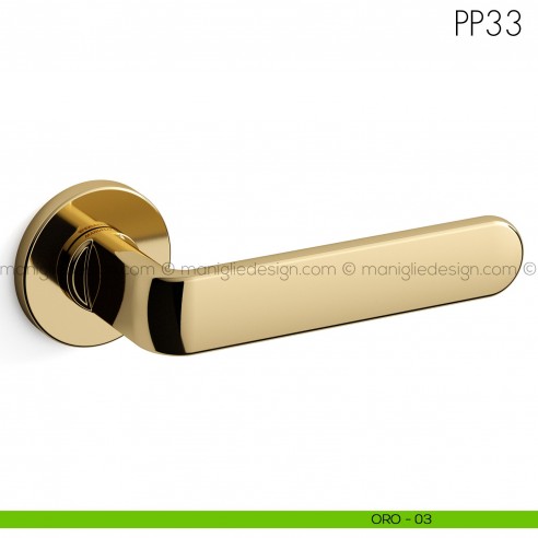 Maniglia per porta PP33 Mandelli oro