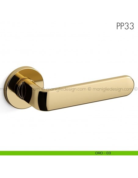 Maniglia per porta PP33 Mandelli oro