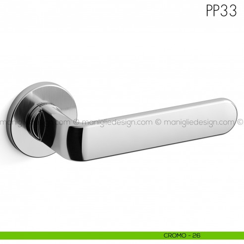 Maniglia per porta PP33 Mandelli cromo