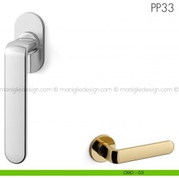 Maniglia per finestra martellina DK PP33 Mandelli 2