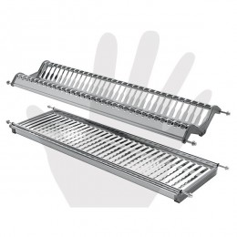Scolapiatti in acciaio Inox per pensile Inoxmatic Tecnoinox