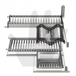 Scolapiatti per mobile angolare in acciaio Inox Inoxmatic Tecnoinox 2