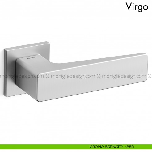 Maniglia per porta Virgo Mandelli cromo satinato