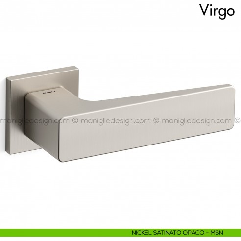 Maniglia per porta Virgo Mandelli nickel satinato opaco