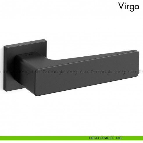 Maniglia per porta Virgo Mandelli nero opaco