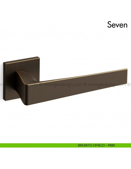 Maniglia per porta Seven Mandelli brunito opaco