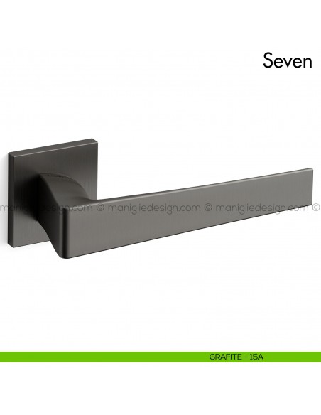 Maniglia per porta Seven Mandelli grafite