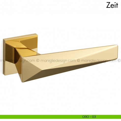 Maniglia per porta Zeit Mandelli oro