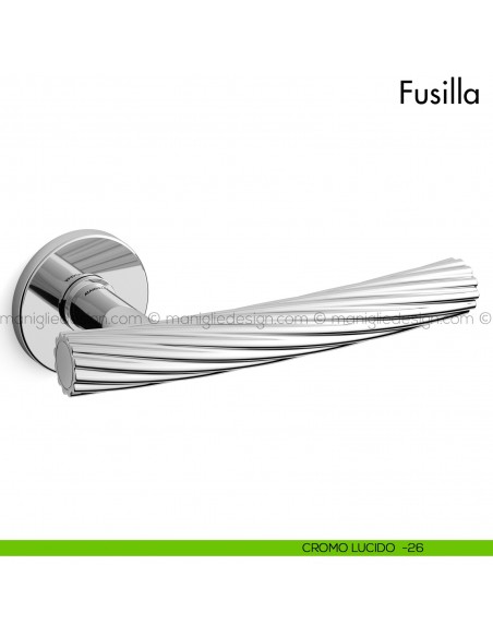 Maniglia per porta Fusilla Mandelli cromo lucido