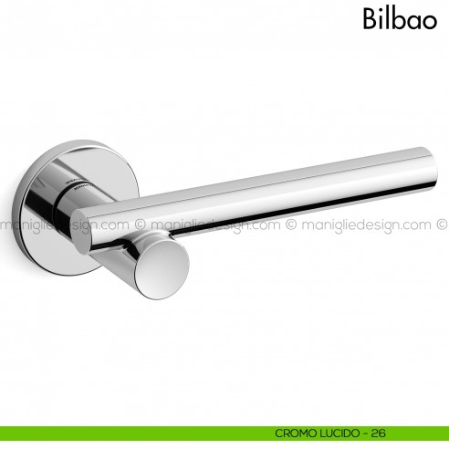 Maniglia per porta Bilbao Mandelli cromato