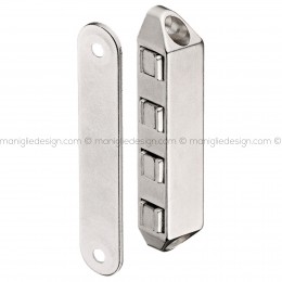 Chiusura magnetica angolare da avvitare forza magnetica 8 kg Häfele