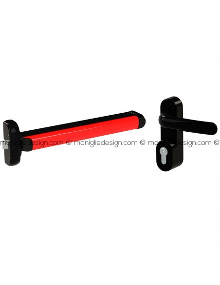 Maniglione antipanico push per porta Antipanic Modulo Push Bar 600