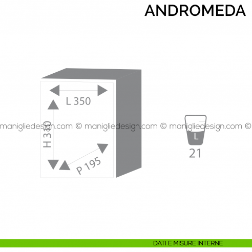 Cassaforte professionale Bordogna Andromeda 20/C con chiave dimensioni interne
