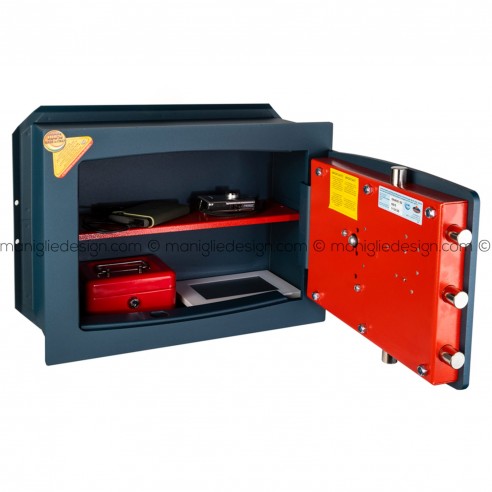 Cassaforte da muro con chiave e combinazione Technomax Gold Diplo GD/5
