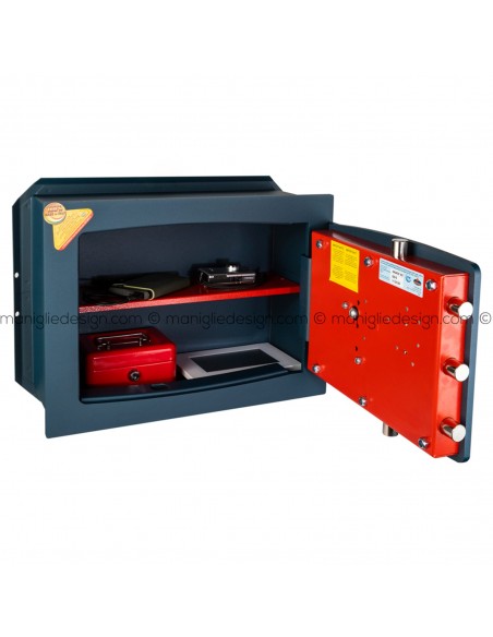 Cassaforte da incasso con chiave e combinatore Technomax Gold Diplo GD/5L