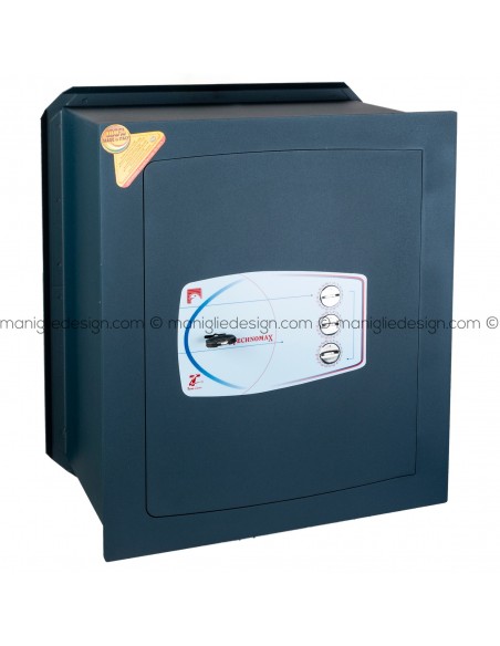 Cassaforte con chiave e combinazione Technomax Gold Diplo da incasso GD/7
