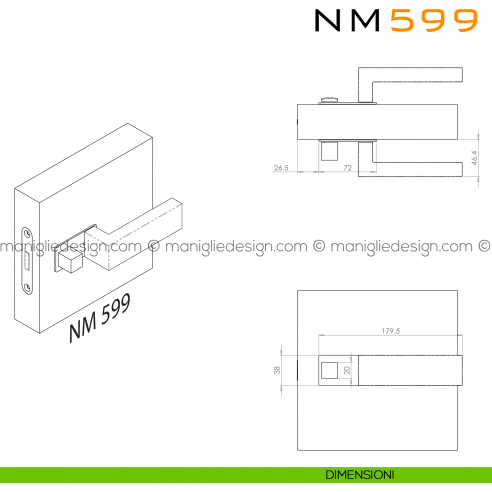 Nano Magnetic NM 599 Comit dimensioni