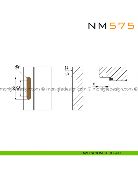 Nano Magnetic NM575 Comit lavorazioni su telaio