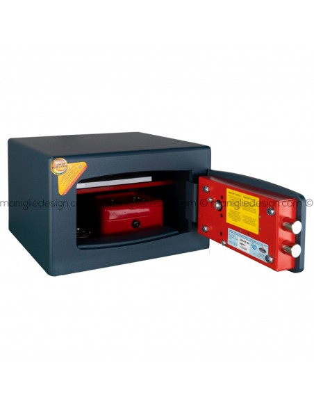 Cassaforte da appoggio Technomax Gold Moby Diplo con chiave e combinazione GMD/3