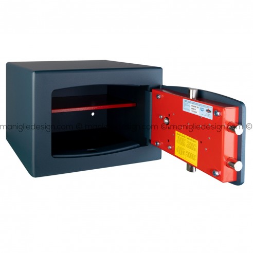 Cassaforte a mobile Technomax Gold Moby Diplo con chiave e combinazione GMD/4