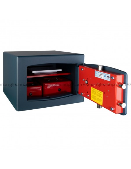 Cassaforte a mobile Technomax Gold Moby Diplo con chiave e combinazione GMD/4