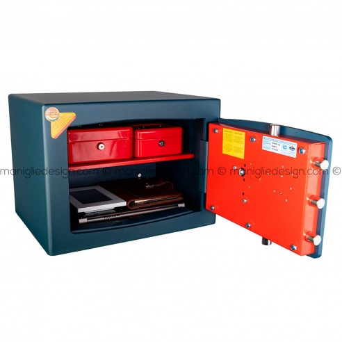 Cassaforte Technomax Gold Moby Diplo con chiave e combinazione GMD/5 da appoggio