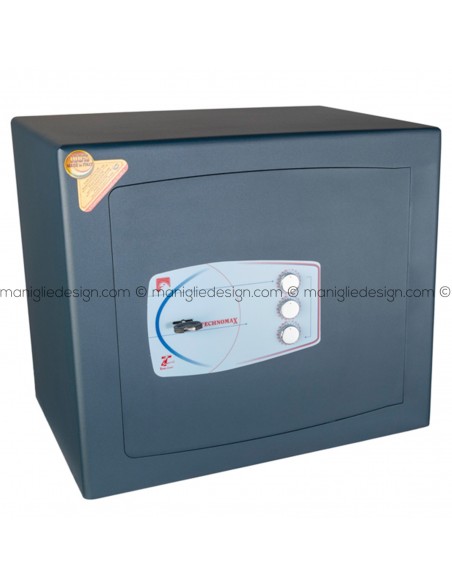 Cassaforte Technomax Gold Moby Diplo con chiave e combinazione GMD/6 a mobile