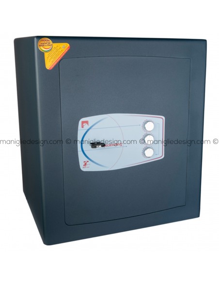 Cassaforte a mobile con chiave e combinazione Technomax Gold Moby Diplo GMD/7