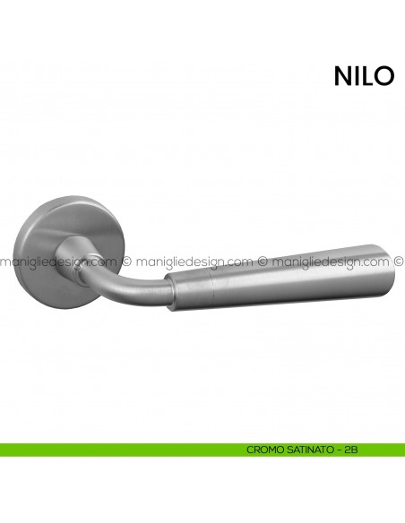 Maniglia per porta Nilo Comit cromo satinato