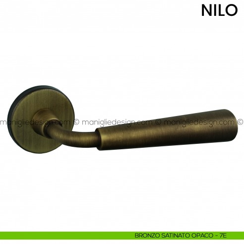 Maniglia per porta Nilo Comit bronzo satinato opaco