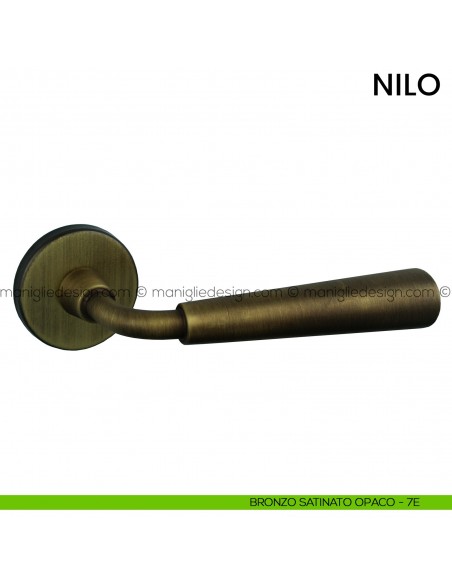 Maniglia per porta Nilo Comit bronzo satinato opaco