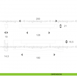 Maniglie incassate per mobile Metal Style Cromo opaco MG22937 2