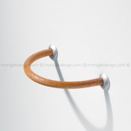 Maniglie cuoio Confalonieri Nichel satinato opaco MB00912