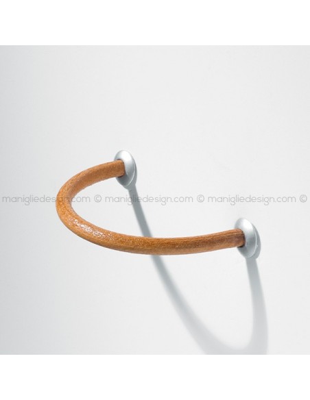 Maniglie cuoio Confalonieri Nichel satinato opaco MB00912