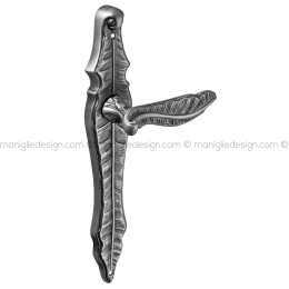 Maniglia per porta con placca Anny Poggi Mariani