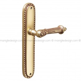 Maniglia per porta con placca Aurea Poggi Mariani